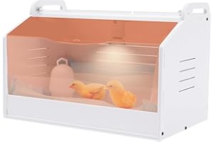 AANGEEBONE Incubateur automatique pour poussins, canetons, oiseaux, 48 x 30 x 30 cm, blanc