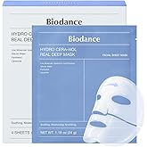 BIODANCE Hydro Cera-nol Real Deep Mask, Water-Infused, Overnight Hydrogel Mask, Soothing, Moisturizing, Nourishing, 1.19oz(34