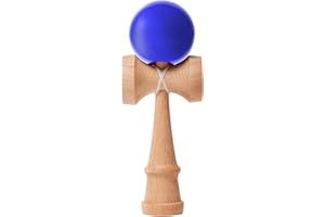 Funky Planet Kendama Toy - Catch Ball Cup Game - Coordinación y Desarrollo de Reflejos - Juguete Tradicional japonés - A para Cualquier ocasión y para Todos (Púrpura) (Azul Oscuro)