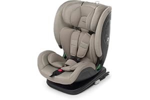 Foppapedretti Seggiolino Auto Reklino I-Size, per bambini da 76 a 150 cm di altezza, 15mesi-12 anni, conforme ECE R129, Fissaggio Dualfix (Isofix e non), Safe Body Protection, Comfort Kid Pad, Sand