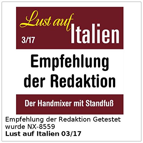 Rosenstein & Söhne Handrührer mit 5 Geschwindigkeiten & Turbo, 4 Haken, bis 500 Watt - 6