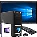 Produktbild SNOGARD Office-PC Komplett Set / Bundle / AllinONE | Desktop PC inkl. Windows 10 Professional, 24" HD Monitor, Wireless Maus und Tastatur, WLAN Adapter | INTEL Core i3-7300 2x4.00 GHz, 8GB RAM, 240GB SSD, Intel HD Graphics, HDMI, VGA,DVI, DVD±RW, USB 3.0 | Dual-Core Multimedia Computer