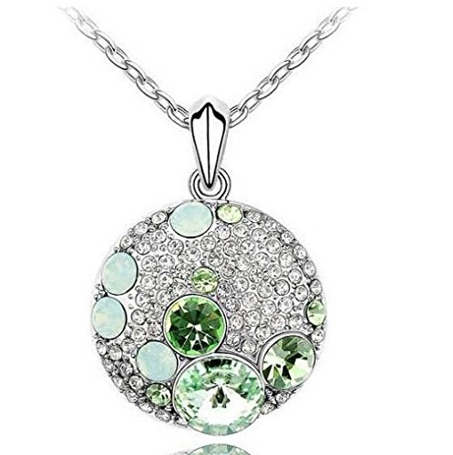 Karatcart Platinum Plated Elegant Austrian Crystal Pendant for Women Karatcart Platinum Plated Elegant Austrian Crystal Pendant for Women