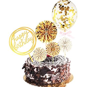 Baking Tools Accessories Home Kitchen Cake Toppers Bronze Age Cake Cupcake Sprinkles Copper Rose Gold Cake Decorations 60