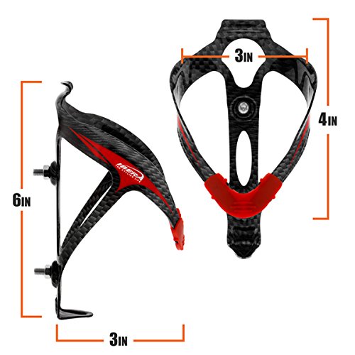 Ibera Fahrrad-Flaschenhalter, leichtgewichte Legierung Trinkflaschenhalter, Extra Lightweight Alloy Bottle Cage - 6