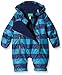 Joules Baby-Boys Charlie Snowsuit, Blue (Azure Stripe), 0-3 Months