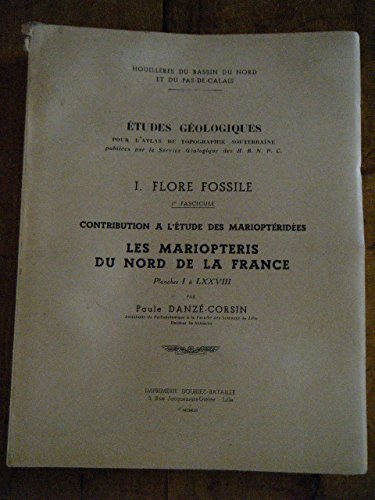 Contribution à l'étude des marioptéridées, les mariopteris du nord de la France gratuit Contribution à l'étude des marioptéridées, les mariopteris du nord de la France gratuit