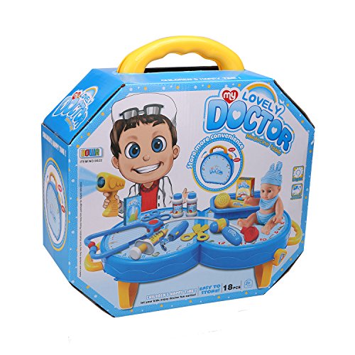 Preisvergleich Produktbild Smibie Kinderarztkoffer mit Zubehör Arzt Rollenspiele für Kinder