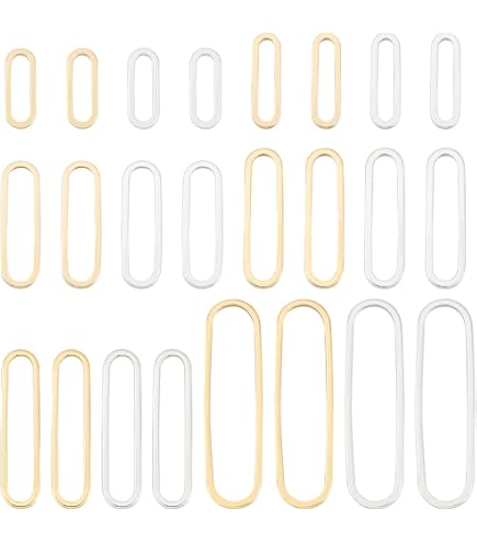 300 Anneaux De Liaison En Acier Inoxydable - Ovales, 13x8 Mm, Pour Fabrication De Bijoux DIY