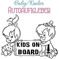 Baby/Kinder Autoaufkleber-Sticker ***KIDS ON BOARD*** (freie Größen & Farbauswahl)