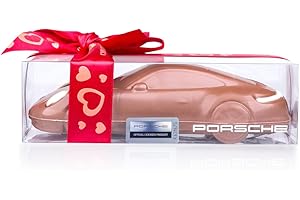 CHOCOLISSIMO Porsche 911 Carrera - San Valentino - Auto cioccolato al latte | regalo per gli amanti dell'auto | bambini | adulti | idea regalo | uomo | donna | festa del papà | compleanno | amore | uomini