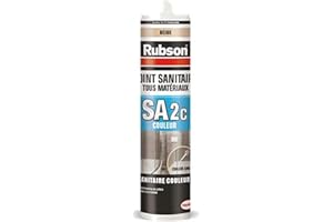 Rubson 2354157 Stucco, Sigillante Sanitario Beige Tutti Supporti Cart 280ml