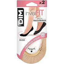 Protège-pieds Invisibles Beige JB - Lot De 2 Paires, Polyamide, Taille Unique