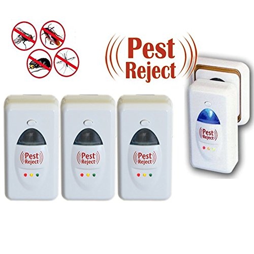 'Pest Reject' toma anti-nuisible Ultrasonic  4 Pieces