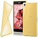 Produktbild moex Sony Xperia Z1 | Hülle Silikon Transparent Gold Clear Back-Cover TPU Schutzhülle Dünn Handyhülle für Sony Xperia Z1 Case Ultra-Slim Silikonhülle Rückseite