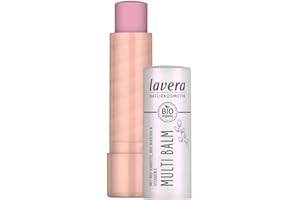 lavera Multi Balm Cloudy Pink 02 - dla oczu, ust lub cheeków - intensywny kolor - świeży blask - melt-in tekstura - bez wysiłku blending - wegańskie - naturalne kosmetyki - 4,9 g