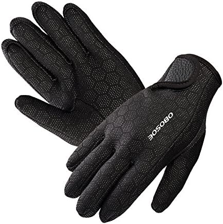 Aodio Premium Neoprene 1.5mm Gloves for Watersports Fishing Diving Saliing Kayak Swimming M