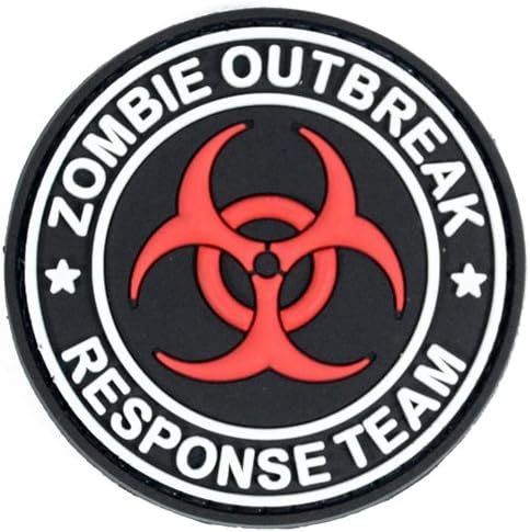 Rebel Tactical RT-ZOR-RD ZOMBIE OUTBREAK Morale Patches