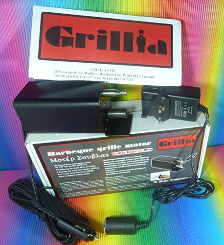 ELECTRIC BARBEQUE GRILLIA EXPRESS PRO MOTOR FOR CYPRUS FOUKOU HEAVY DUTY 6 SPITS,NEW