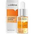 LANBENA Vitamin C Whitening Serum Hyaluronic Acid Snail Face Essence Cream for Remover Freckle Fade Speckle Dark Spots+ Skin Anti-Aging +Anti-Oxidation Repairing Damaged Skin