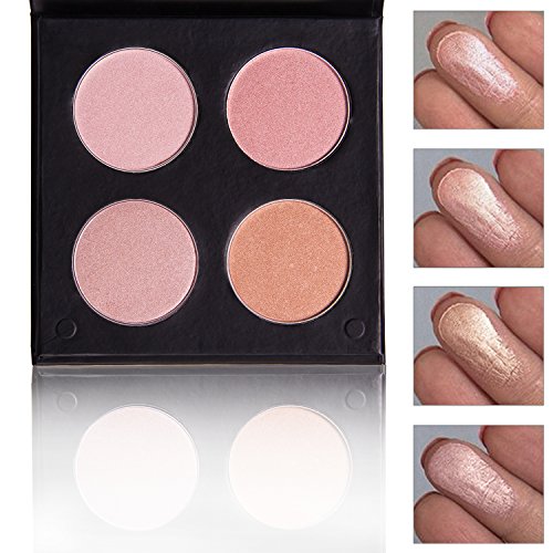 VALUE MAKERS Highlighting Palette 4 Farbe Reparieren Kapazität Hochperle Pulver - 2