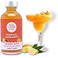 Bab Louie & Co. Tropical Margarita Cocktail Mixer | Makes 7 Cocktails & Mocktails | Non-Alcoholic & 100% Natural Mixers | Cocktail and Mocktail Syrup for Vodka, Gin, Rum | Zero Preservatives | 210ml