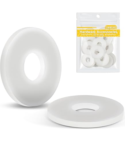 Lot De 50 Rondelles Nylon Larges Noires - Diamètre 5x15mm - Novara Metalli - Neuf
