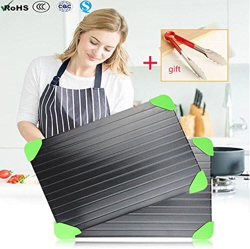 Kitchen Tools Rapid Environmental Antimicrobial Physical Defrost Tray with No Electricity, No Chemicals, No Microwave 35.5x20.5x0.2cm