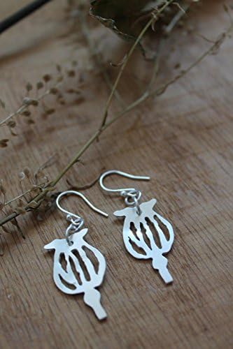 Poppy Seed Head Earrings