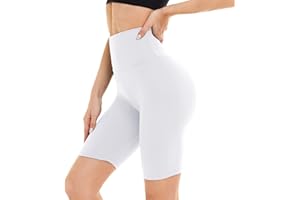 DDOBB Pantaloncini Donna Sportivi Shorts Leggins Pantaloni Palestra Corti Culotte Biker Vita Alta Opachi Push Up Fitness Yoga Gym Running