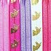 Popband Printed Ponytail Holder Hair Bands/Ties - Unicorn, 5 Pack