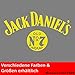Produktbild Jack Daniels Autoaufkleber Sticker Aufkleber Autotattoo Decal #62 (Gelb)