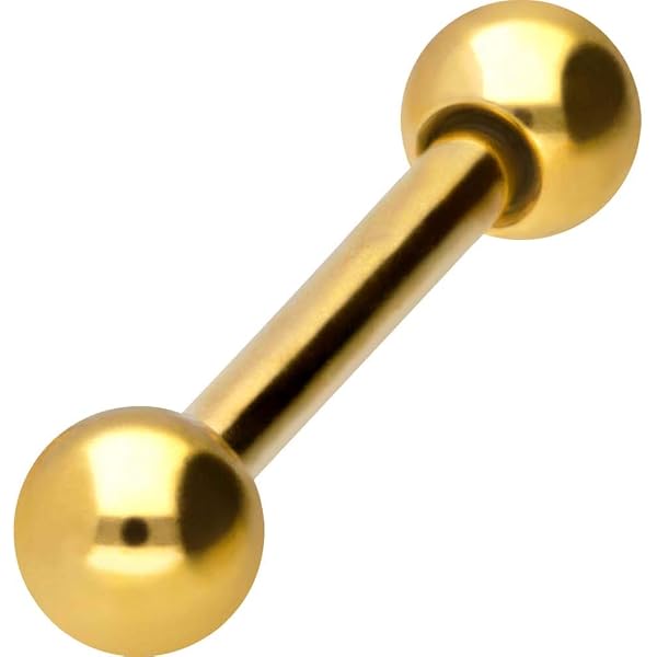 Gojewen Piercing-Set 6er Zungenpiercing Chirurgenstahl 16mm Stablänge