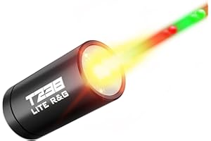 T238-Airsoft Tracer Glow in The Dark, Spitfire Tactical Tracer für Airsoft/Gel Blaster mit 14 mm CCW-Gewindeschnittstelle (LITE R&G, Schwarz)