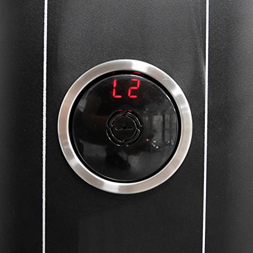 VASNER StandLine 25R Infrarot Stand-Heizstrahler – schwarz – 2500 Watt - 2