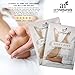 Art Naturals Silky Soft Deep Foot Peel Exfoliation Mask - 2 pairs 2.4 oz Each - Natural Lavender Scented - Best Exfoliating, Hard & Dead Skin, Calluses Peeling Mask for Feet - Get Baby Soft Feet