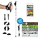 Produktbild ATTRAC Nordic Walking/Trekking Stöcke Faltbar Verstellbar 37-130 cm mit Click & GO System Superleicht inkl. Fitness App