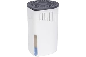 WENKO Raumentfeuchter Mod. Drop nachfüllbar zur Schimmel- und Geruchsreduktion 1 kg Granulatblock für optimale Luftfeuchtigkeit Farbe Weiß