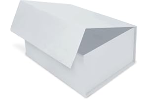 Verpackungswelt Pudełko prezentowe z pokrywką | 31 x 22 x 15 cm | pudełko prezentowe z zamknięciem magnetycznym | idealne na urodziny, wesele, Boże Narodzenie, narodziny | opakowanie prezentowe w