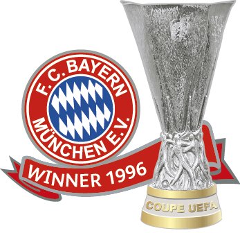 FC Bayern München - Pin UEFA Europa League Sieger 1996