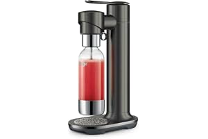 Sage The InFizz Fusion, Soda Device for Home, Black Noir | Soda Device for Home with FusionCap for CO2 Regulation, for Water, Juice, Tea, Cocktails & Other Drinks
