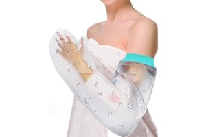 EuyiHlybt Plaster Cast Waterproof Cover Arm, Soft Comfortable Cast Cover for Shower Arm, Reusable Cast Protector Waterproof Cast Cover for Bandages and Dressings, Tattoo, Wound Care Supplies