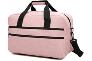 RAYKONG Ryanair Borsa da Cabina 40x20x25 cm Bagaglio da Viaggio Borsa da Cabina per Aereo a Mano Cinghia Regolabile con Rinforzo per le Spalle.(Cab2-Rosa)