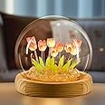 Desidiya Romantic Tulip Night Light | Battery Powered for Home Decor, Soft Pink Glow, Ideal Gift for Loved Ones, 9 DIY Tulip Flowers | Gifts for Woman | Valentine Gift