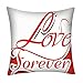 Produktbild Qinpin Kissenbezüge, Valentinstags-Druck, Polyester, Sofakissenbezug, Heimdekoration, Polyester, a, 45cm * 45cm / 18 * 18"