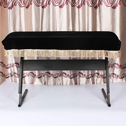 Preisvergleich Produktbild 1 STÜCK 61-Key Elektronische Klaviertastatur Abdeckung Schutz Staubdicht Pleuche Design Weiche Samtabdeckung Schwarz