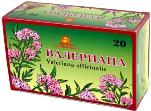 Valerian Root Relaxing Herbal Tea - Nature 20 Tea Bags - Istok Company
