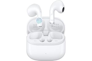 YELKUTT Bluetooth Kopfhörer, Kopfhörer Kabellos Bluetooth 5.4 mit 6 ENC Mikrofon, In Ear kopfhörer Bluetooth mit HiFi Stereo Tiefer Bass, Herausragender Sound, 50 Std Spielzeit, IPX7 Wasserdicht Ohrhörer