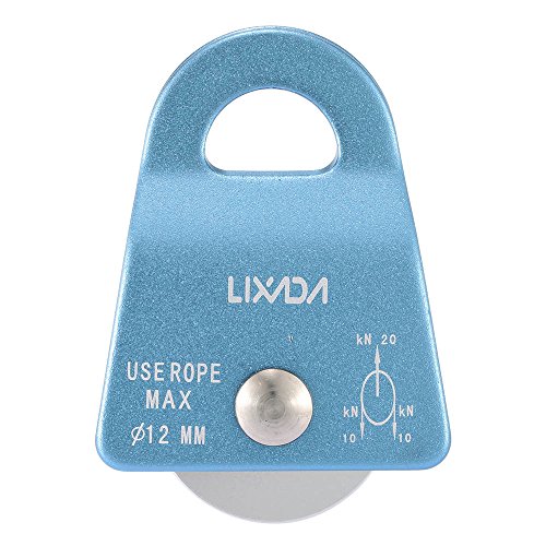 Preisvergleich Produktbild Lixada 20KN Seilrolle Tandem Riemenscheibe Tandemrolle Umlenkrolle