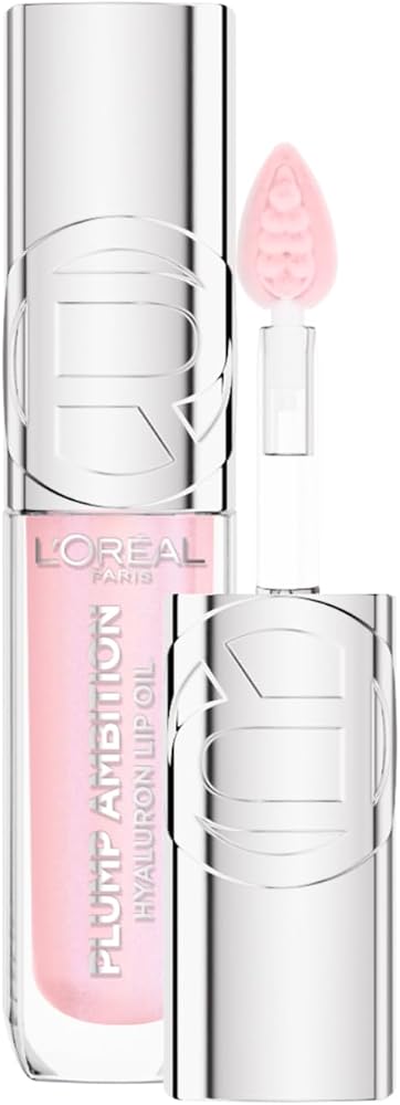 L'OREAL PARIS Plump Ambition Hyaluron Lip Oil Besleyici ve Nemlendirici Dudak Parlatıcısı - 101 Cristal Clear